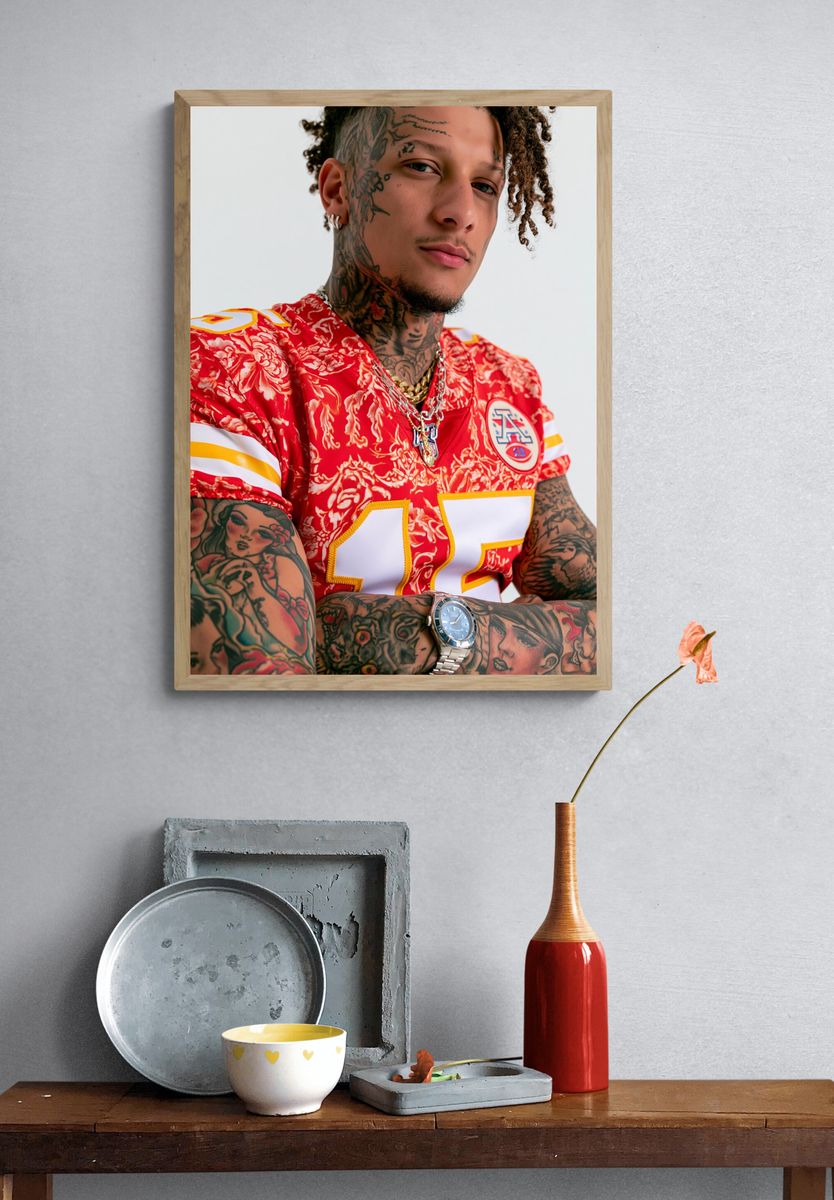 Tattooed Portrait Photography Poster. — room view 3