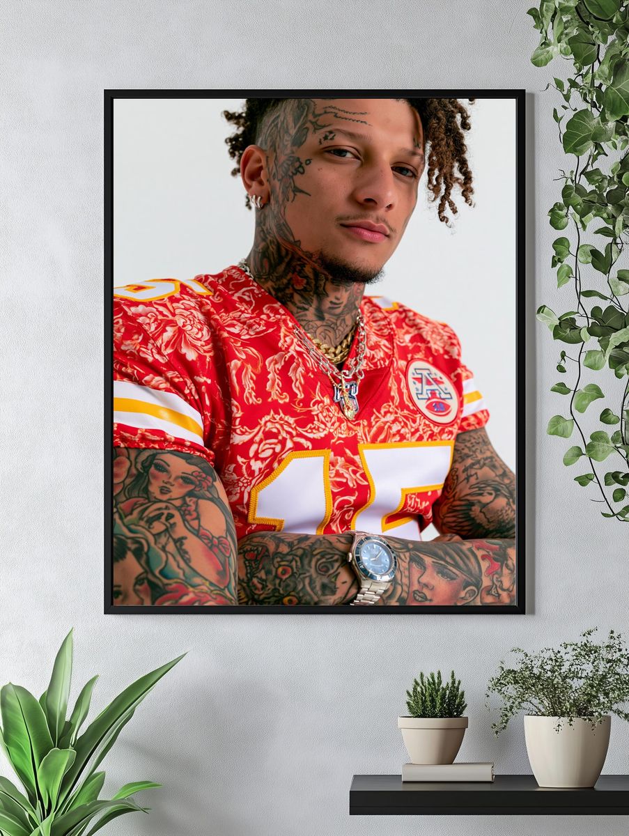 Tattooed Portrait Photography Poster. — room view 4