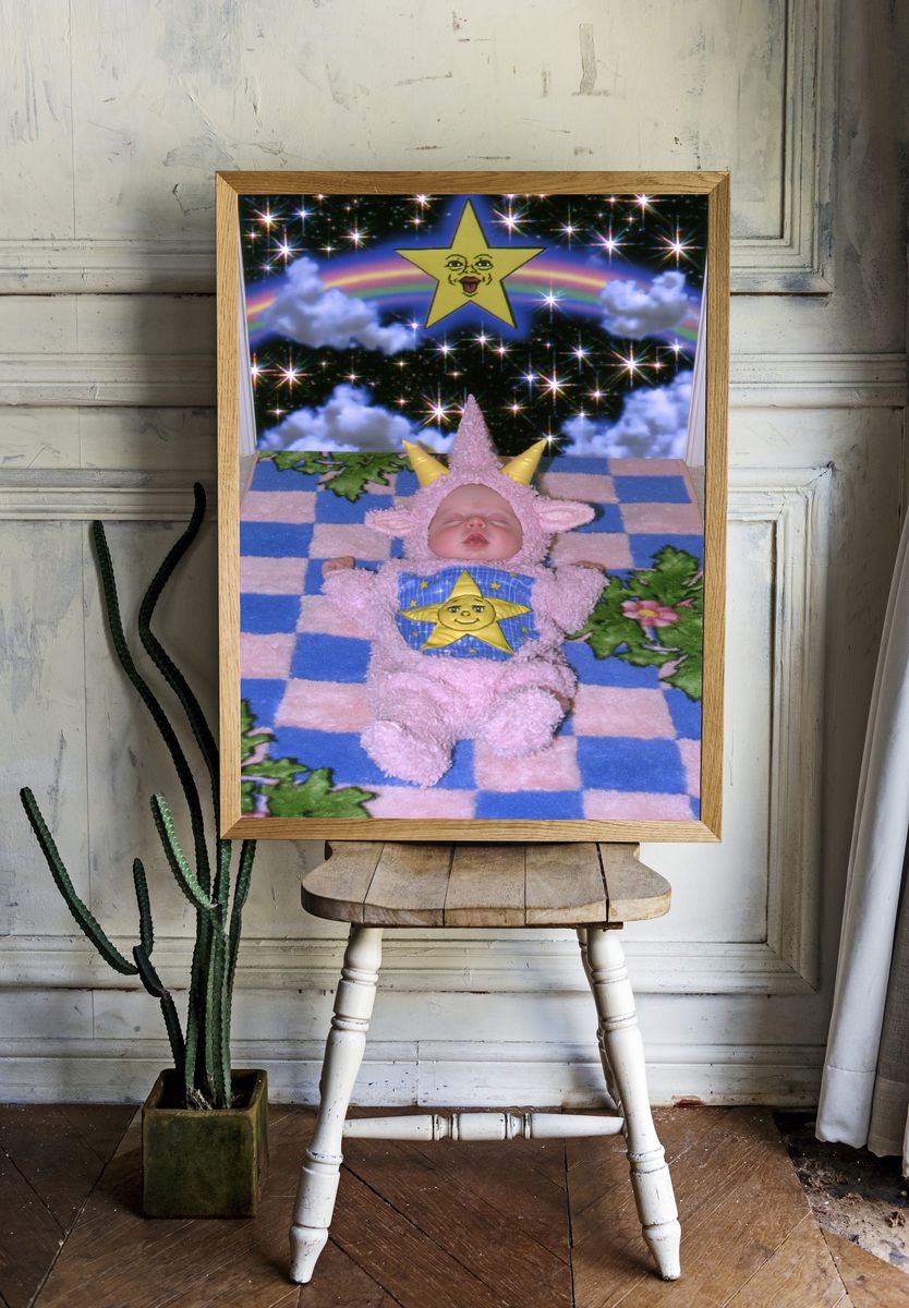 Dreamy Baby Star Costume Poster. room preview