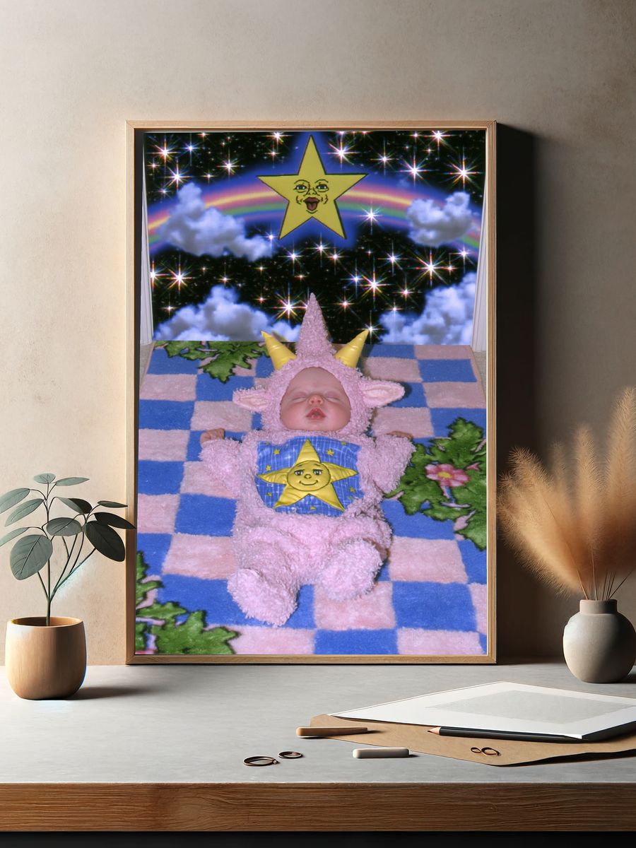 Dreamy Baby Star Costume Poster. — room view 2