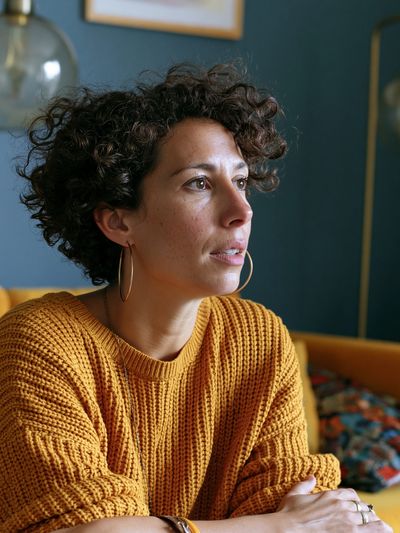 Curly Portrait Photography Poster.
