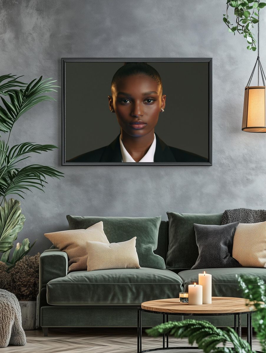 Elegant Portrait Photography Poster. — room view 4