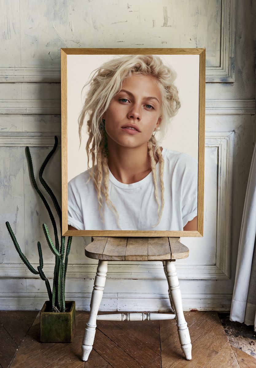 Blonde Portrait Photography Poster. room preview