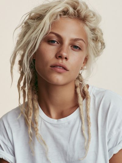 Blonde Portrait Photography Poster. poster