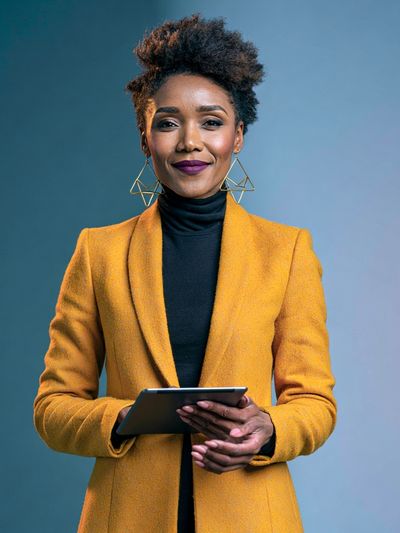 Confident Woman Portrait Print. poster