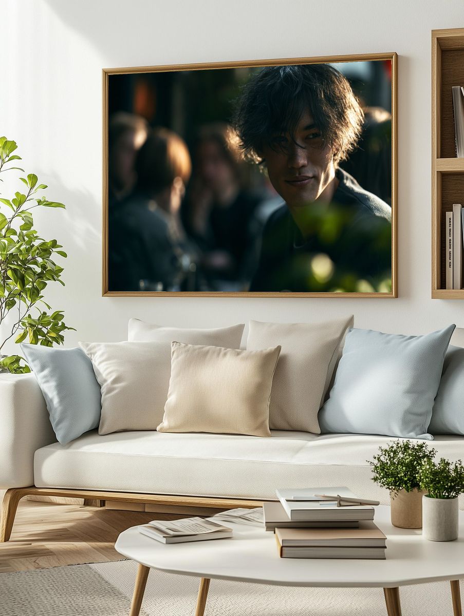 Moody Portrait Photography Poster. — room view 2
