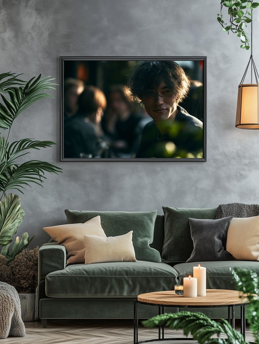 Moody Portrait Photography Poster. — room view 4