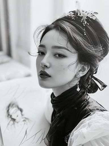 Elegant Portrait Photography Poster. poster detail