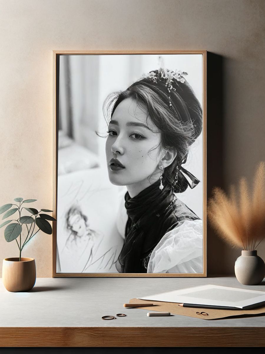Elegant Portrait Photography Poster. — room view 2