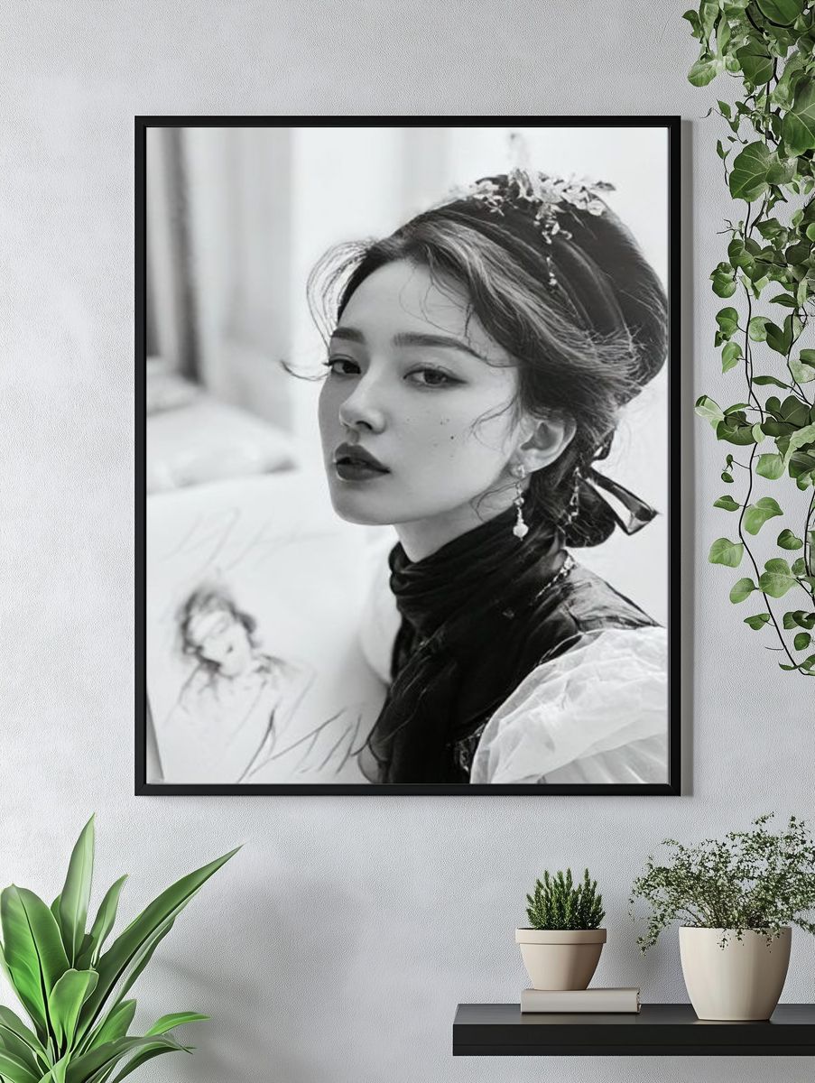 Elegant Portrait Photography Poster. — room view 4