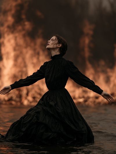 Woman in Fire