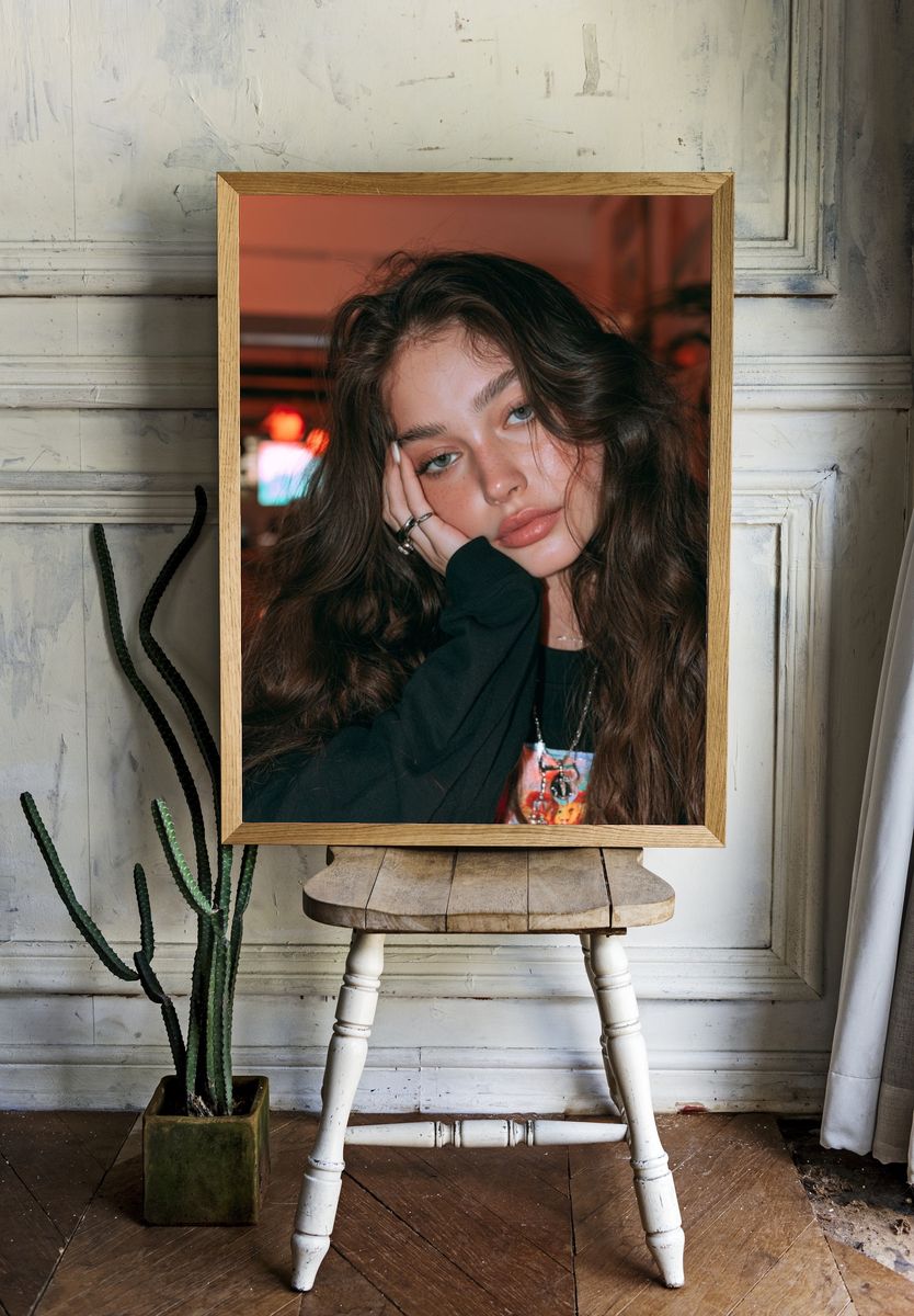Moody Portrait Photography Poster. room preview