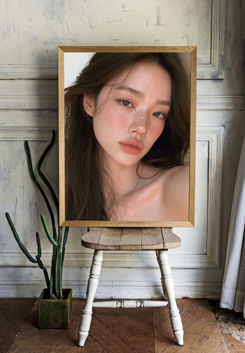 Soft Portrait Photography Poster. — room view 1