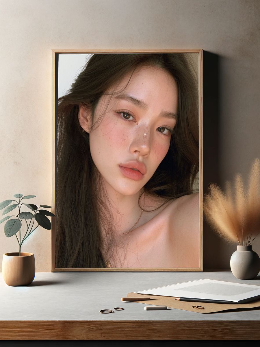 Soft Portrait Photography Poster. — room view 2