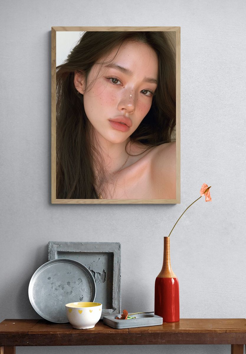 Soft Portrait Photography Poster. — room view 3