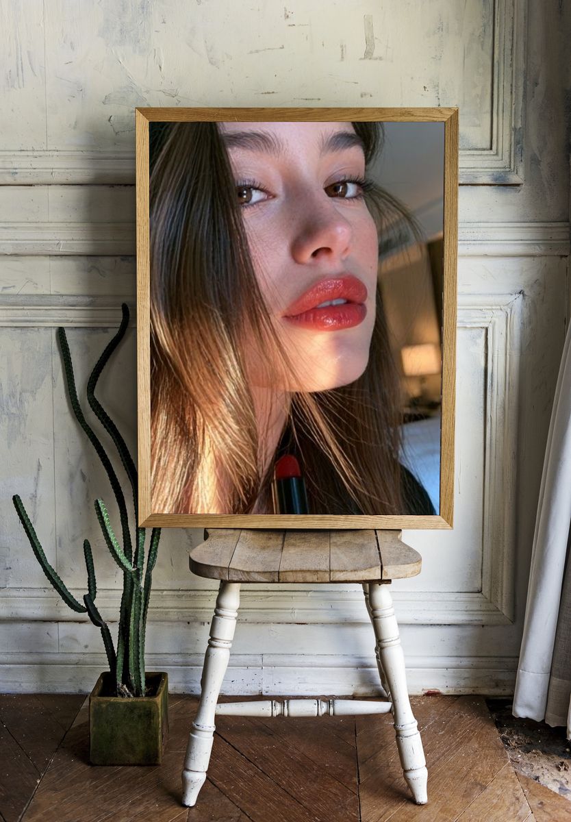 Sunlit Portrait Photography Poster. room preview