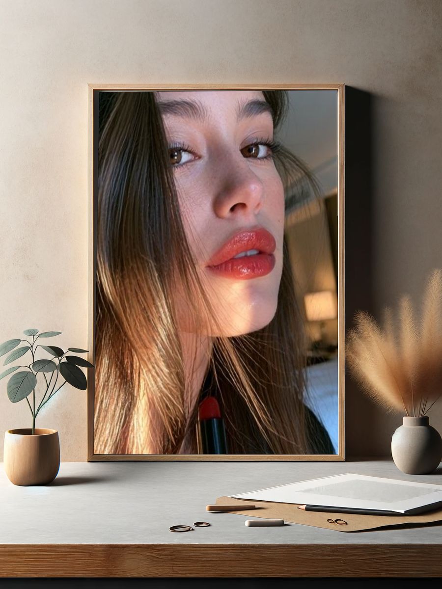 Sunlit Portrait Photography Poster. — room view 2