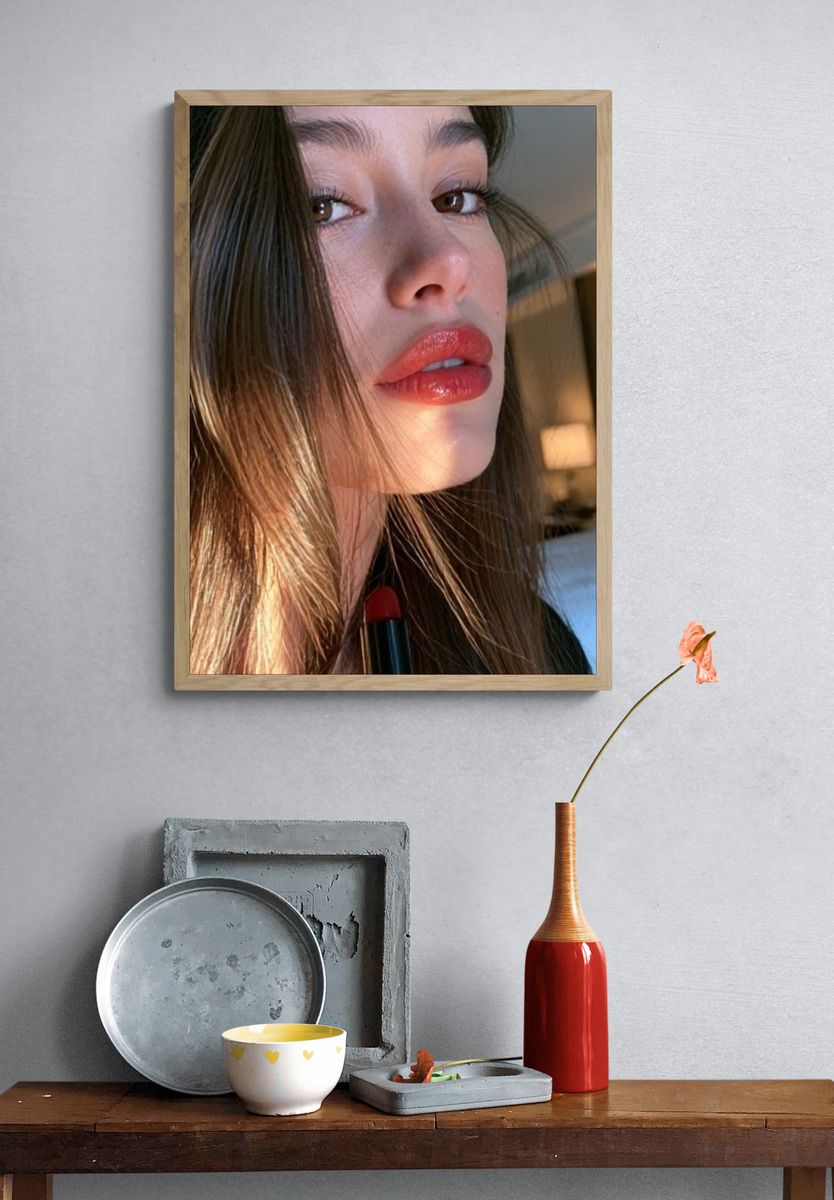 Sunlit Portrait Photography Poster. — room view 3
