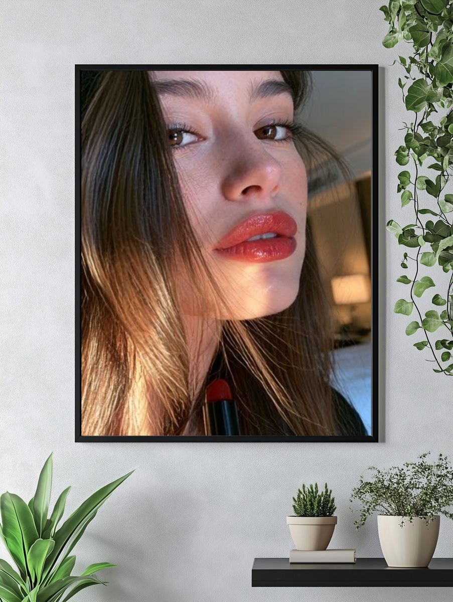Sunlit Portrait Photography Poster. — room view 4