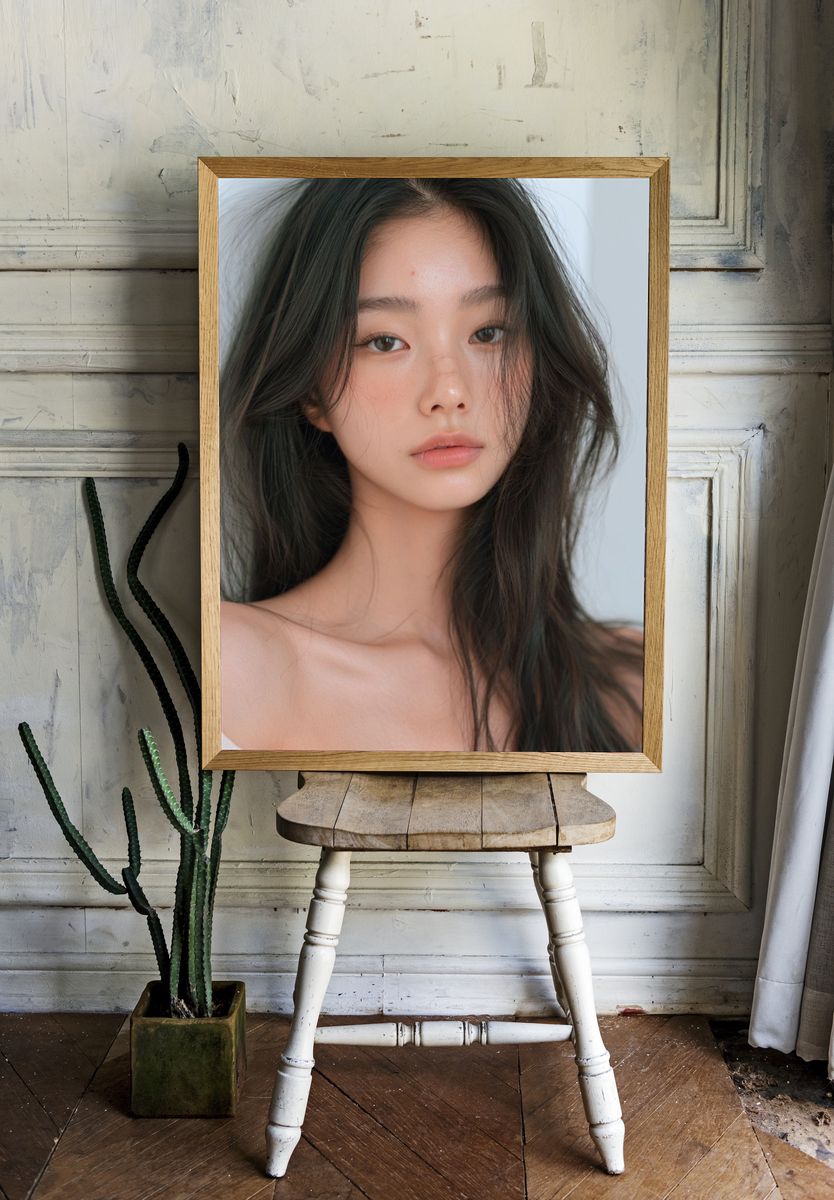Soft Portrait Photography Poster. — room view 1