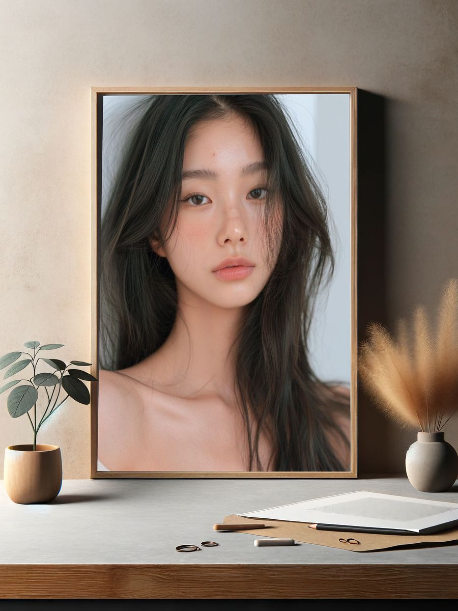 Soft Portrait Photography Poster. — room view 2