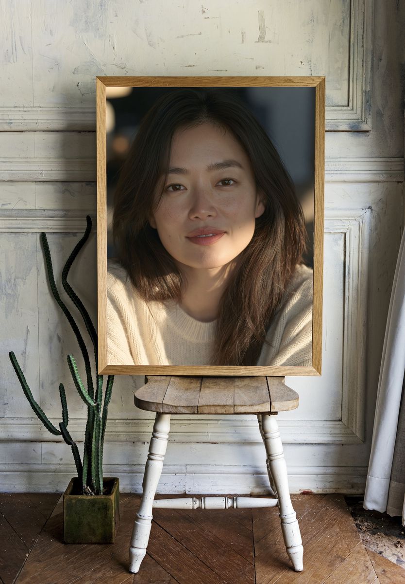 Soft Portrait Photography Poster. room preview