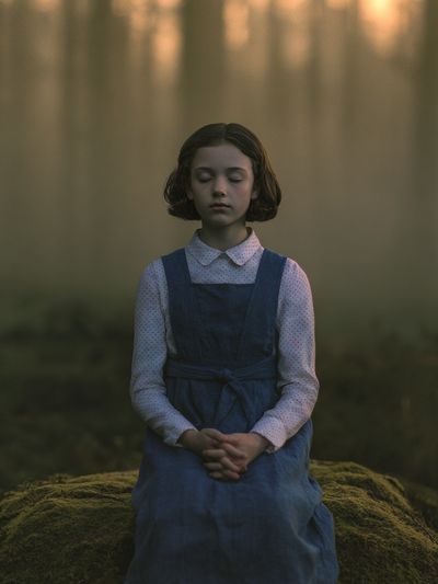 Forest Girl Portrait Print.