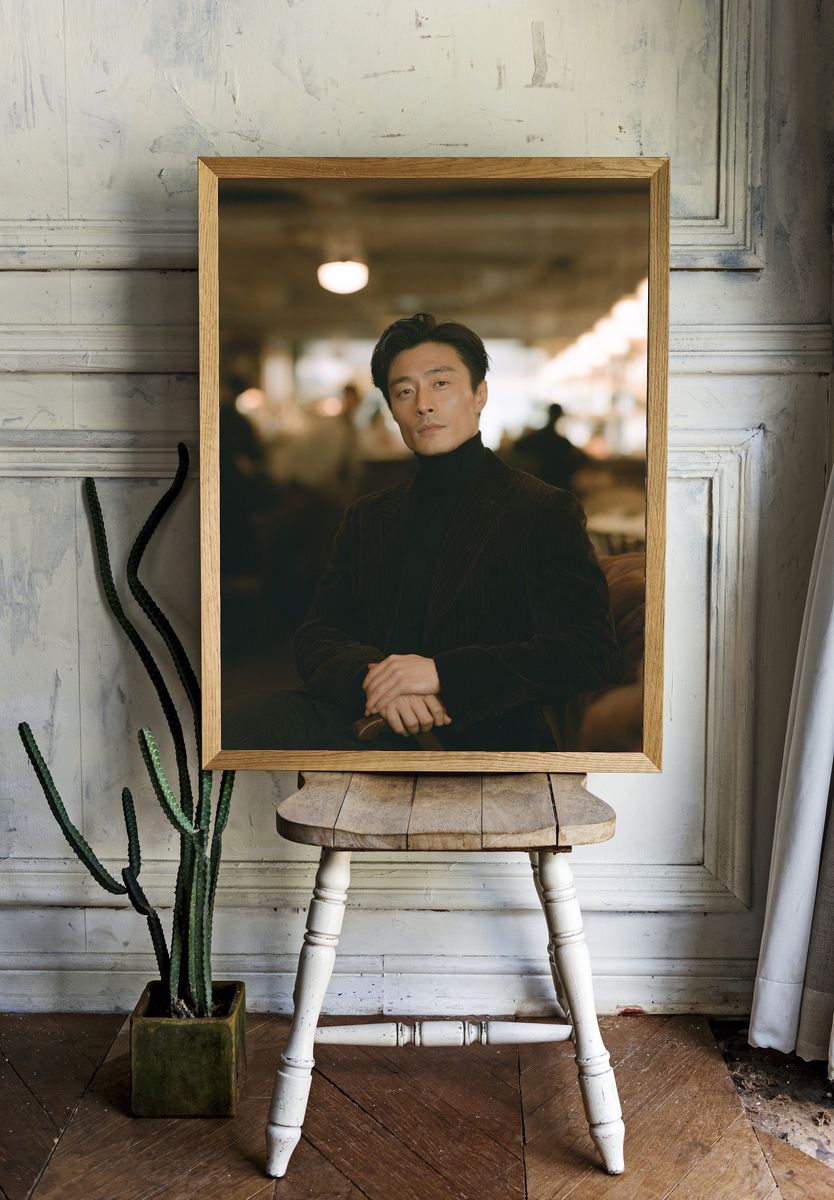 Moody Portrait Photography Poster. — room view 1
