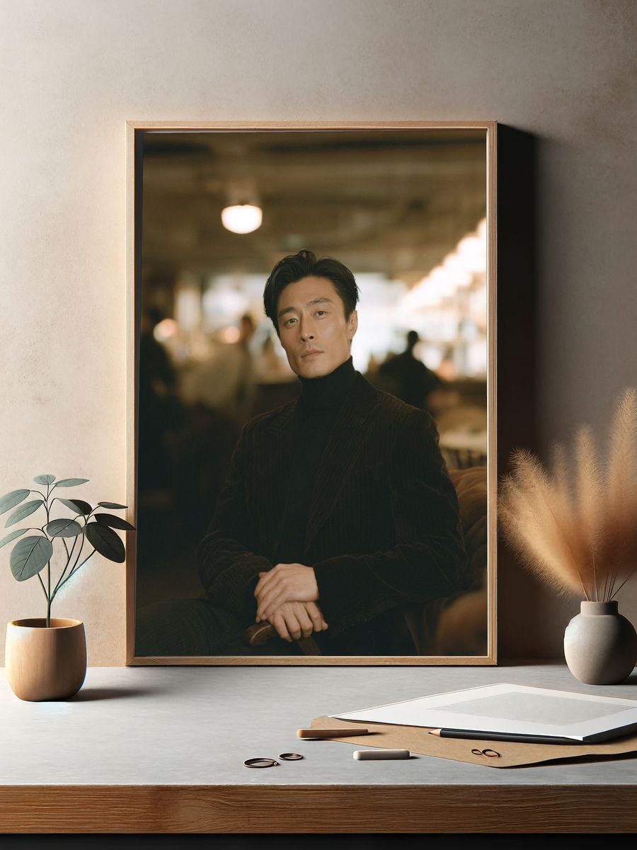 Moody Portrait Photography Poster. — room view 2