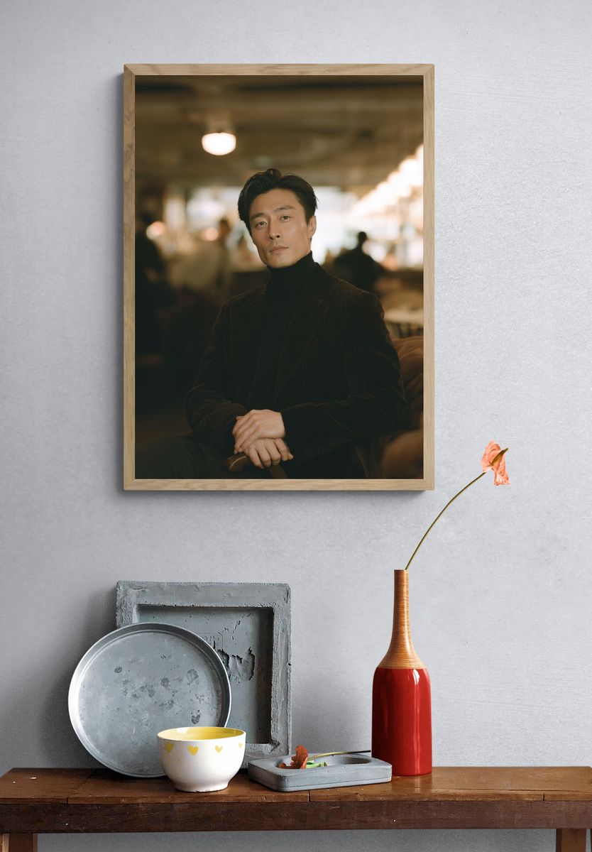 Moody Portrait Photography Poster. — room view 3