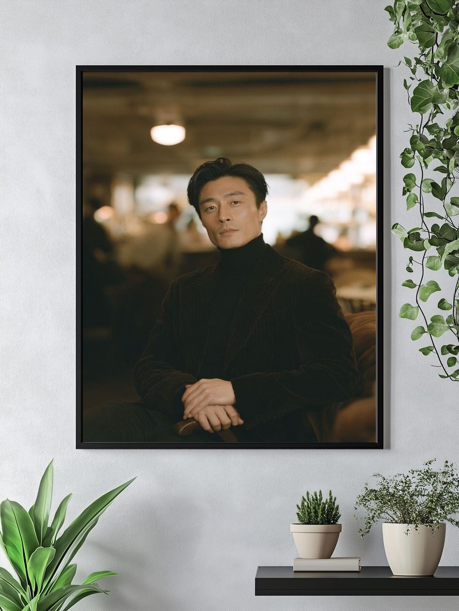 Moody Portrait Photography Poster. — room view 4