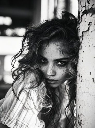 Moody Portrait Photography Poster. poster — photography art