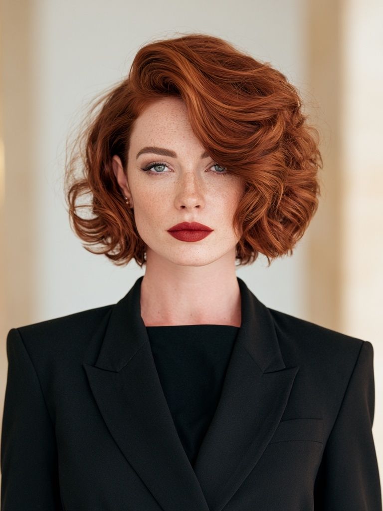Red-Haired Portrait Photography Poster. poster — photography art