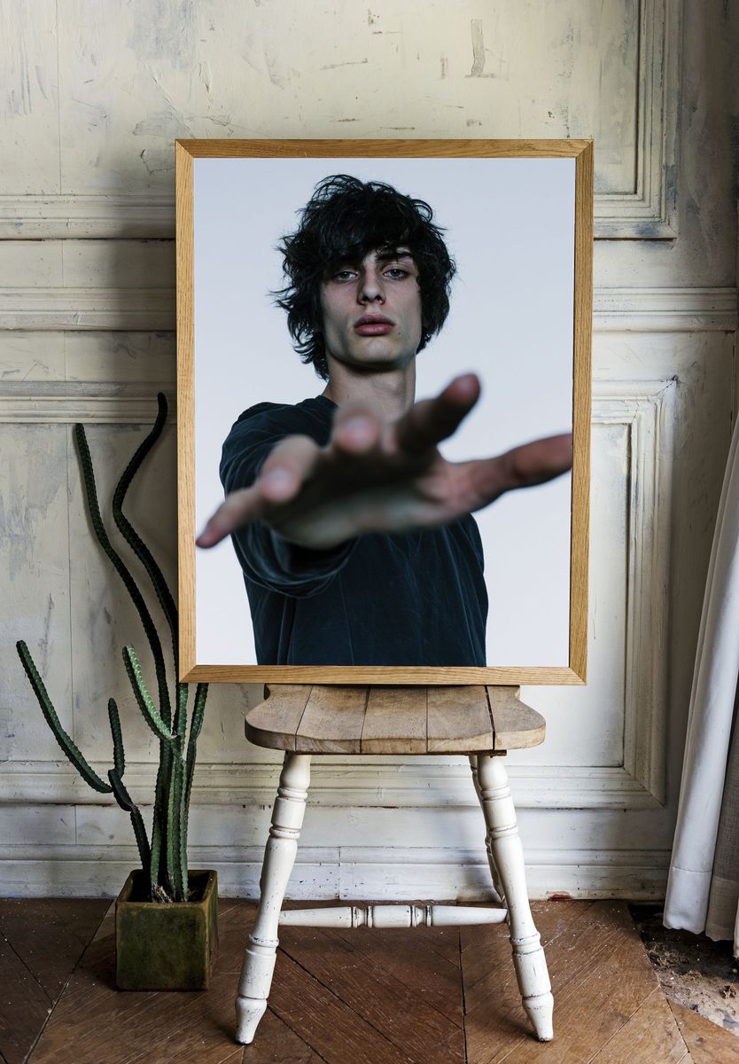 Moody Portrait Photography Poster. — room view 1