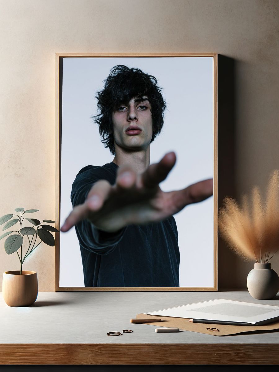 Moody Portrait Photography Poster. — room view 2