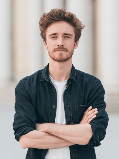 Confident Man Portrait Poster.