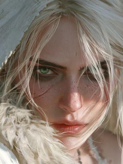 Blonde Portrait Photography Poster. poster
