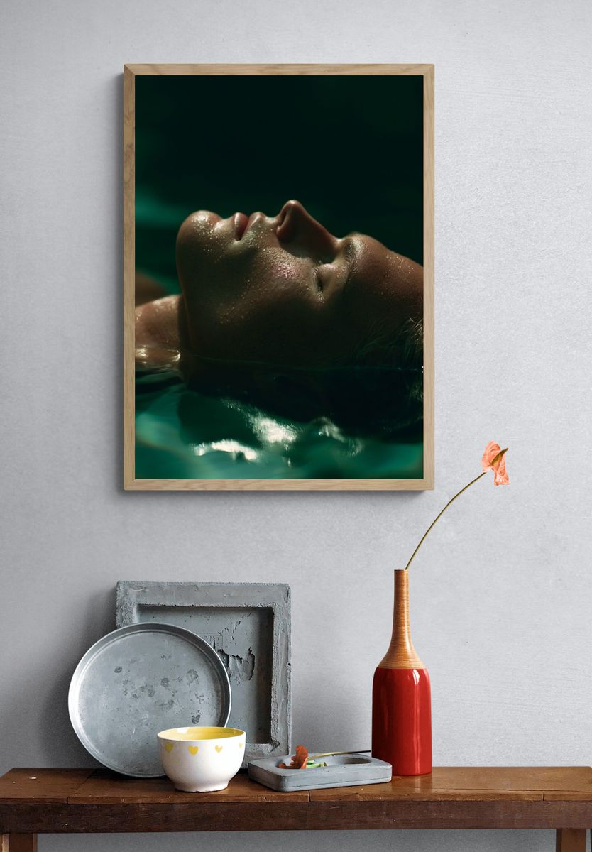 Floating Portrait Photography Poster. — room view 3
