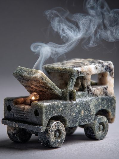 Stone Truck Still Life Poster. poster print