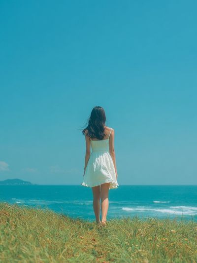 Seaside Solitude Photography Poster. poster print