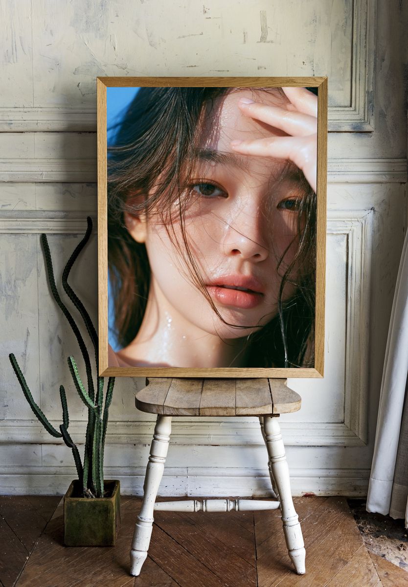 Moody Portrait Photography Poster. room preview