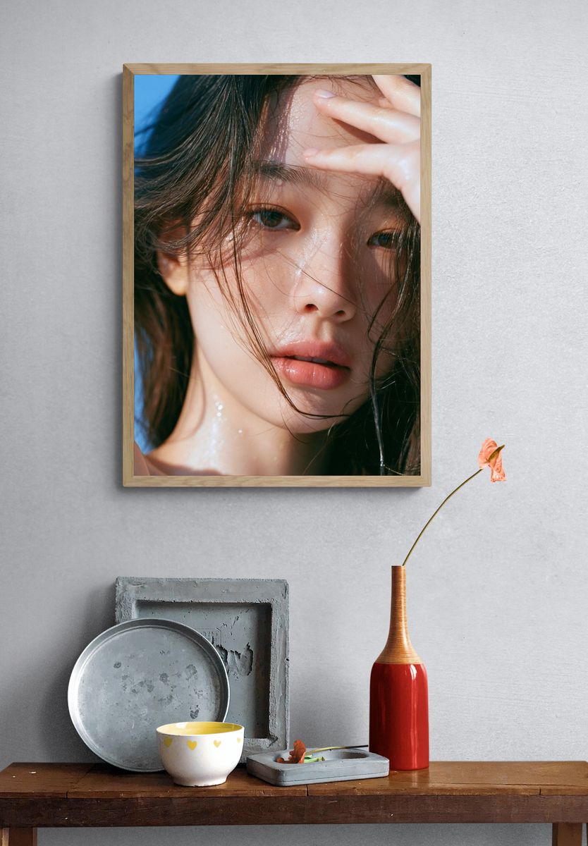 Moody Portrait Photography Poster. — room view 3