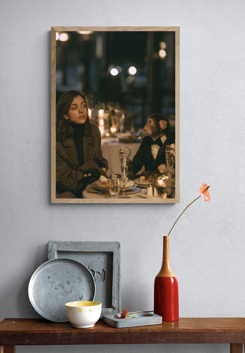 Surreal Dinner Conversation Poster. — room view 3