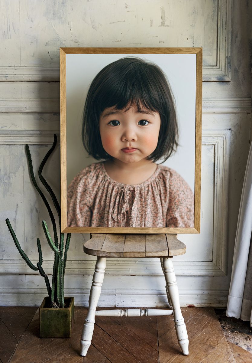 Toddler Portrait Photography Poster. room preview