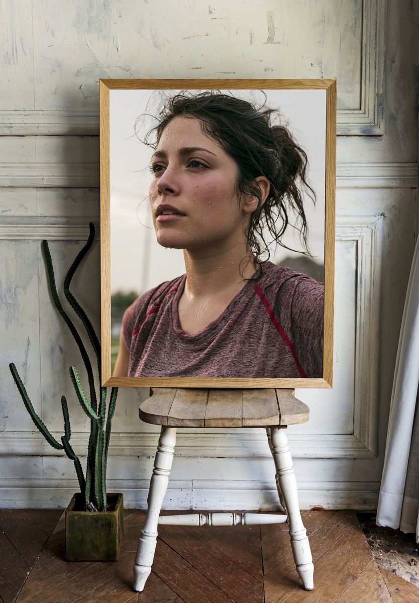 Sweaty Runner Portrait Print. room preview