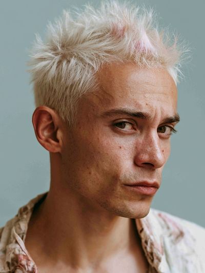 Bleached Hair Portrait Photography Poster. poster