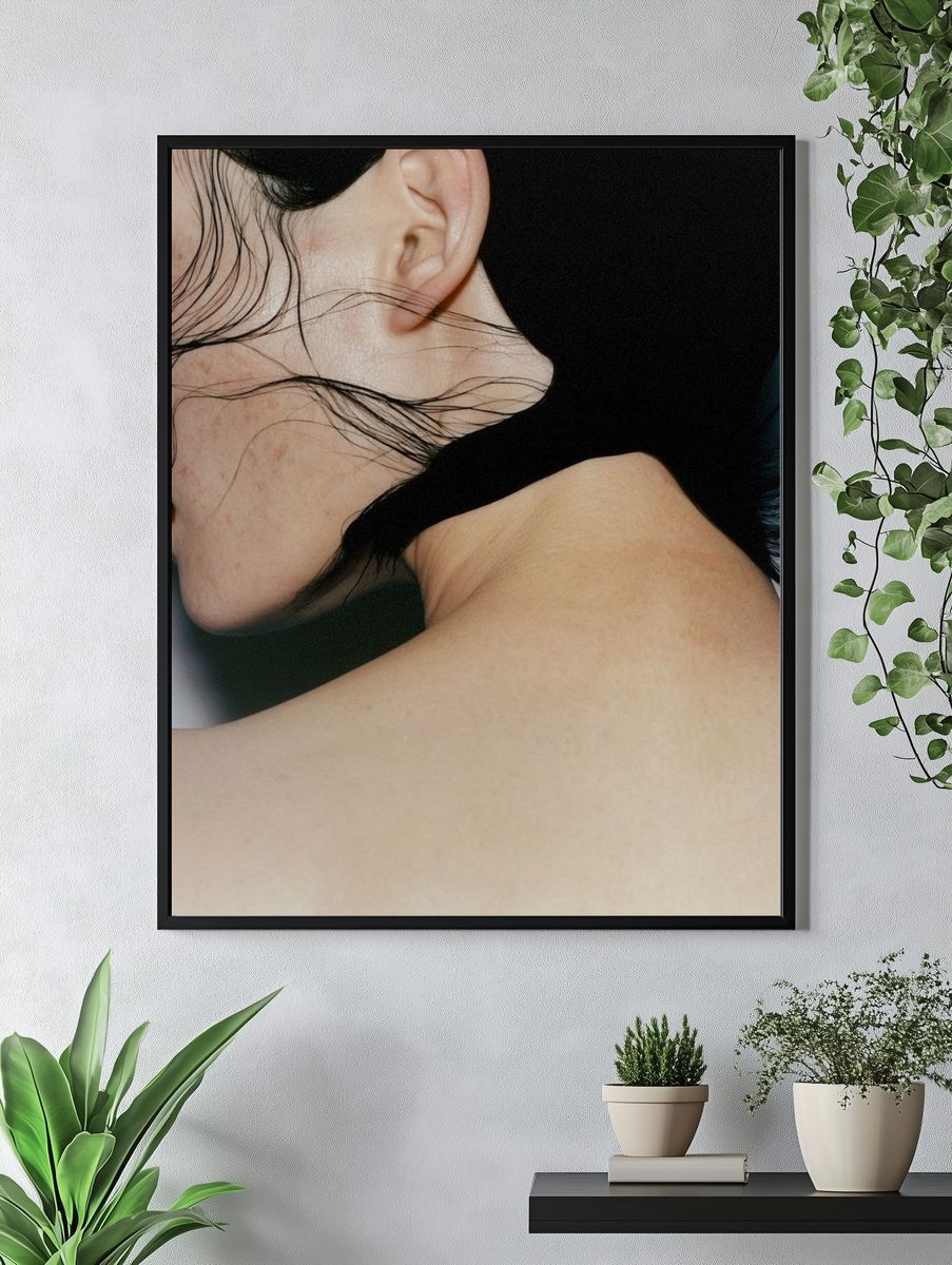 Moody Portrait Photography Poster. — room view 4