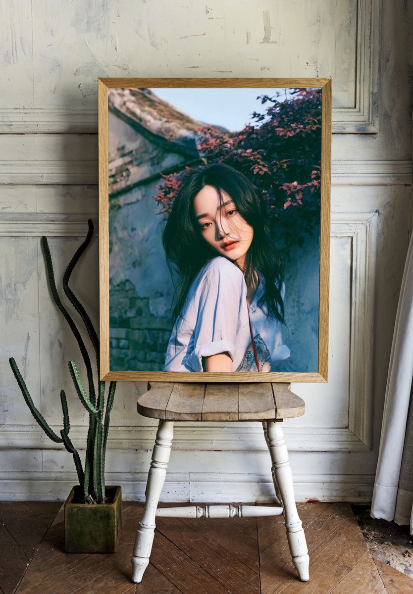 Dreamy Portrait Photography Poster. — room view 1