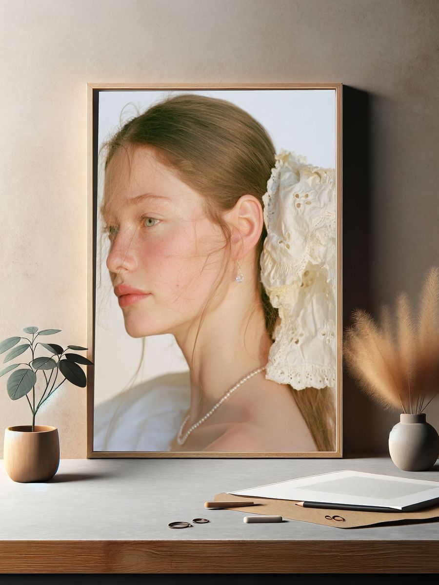 Soft Portrait Photography Poster. — room view 2