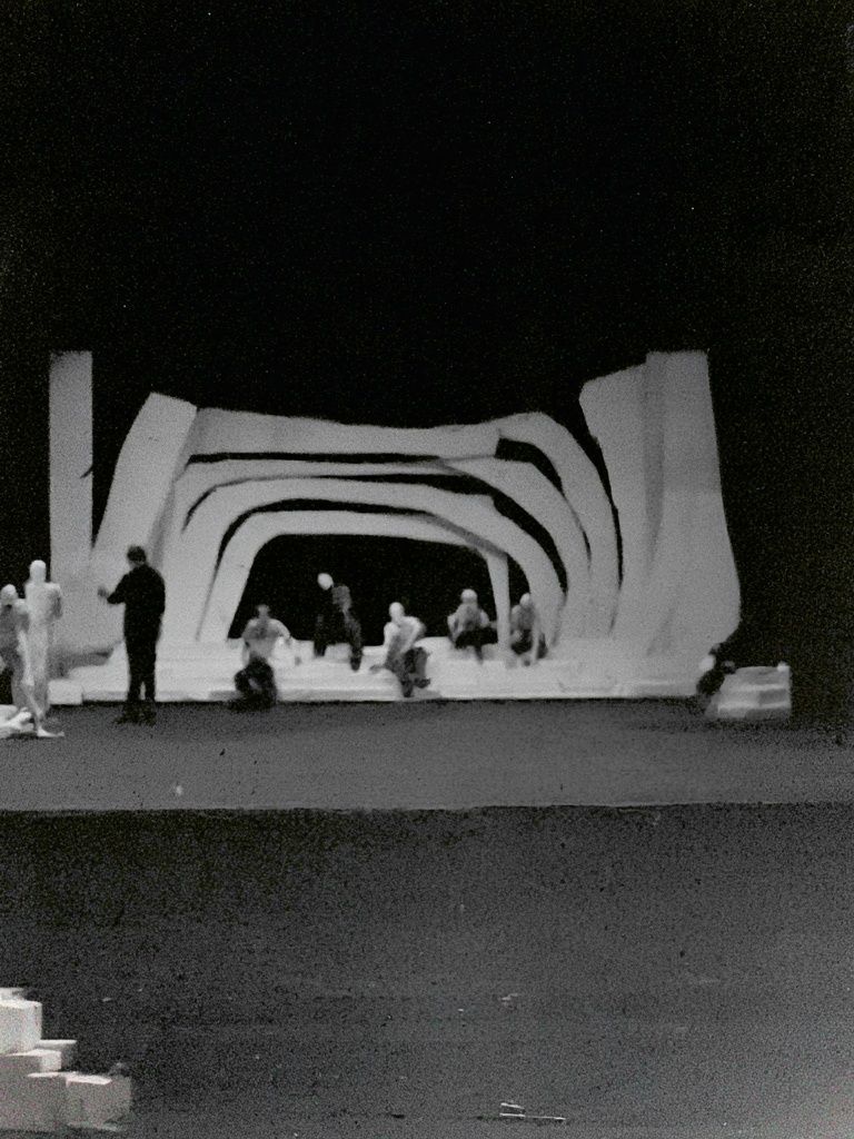 Abstract Stage Model Poster. poster detail